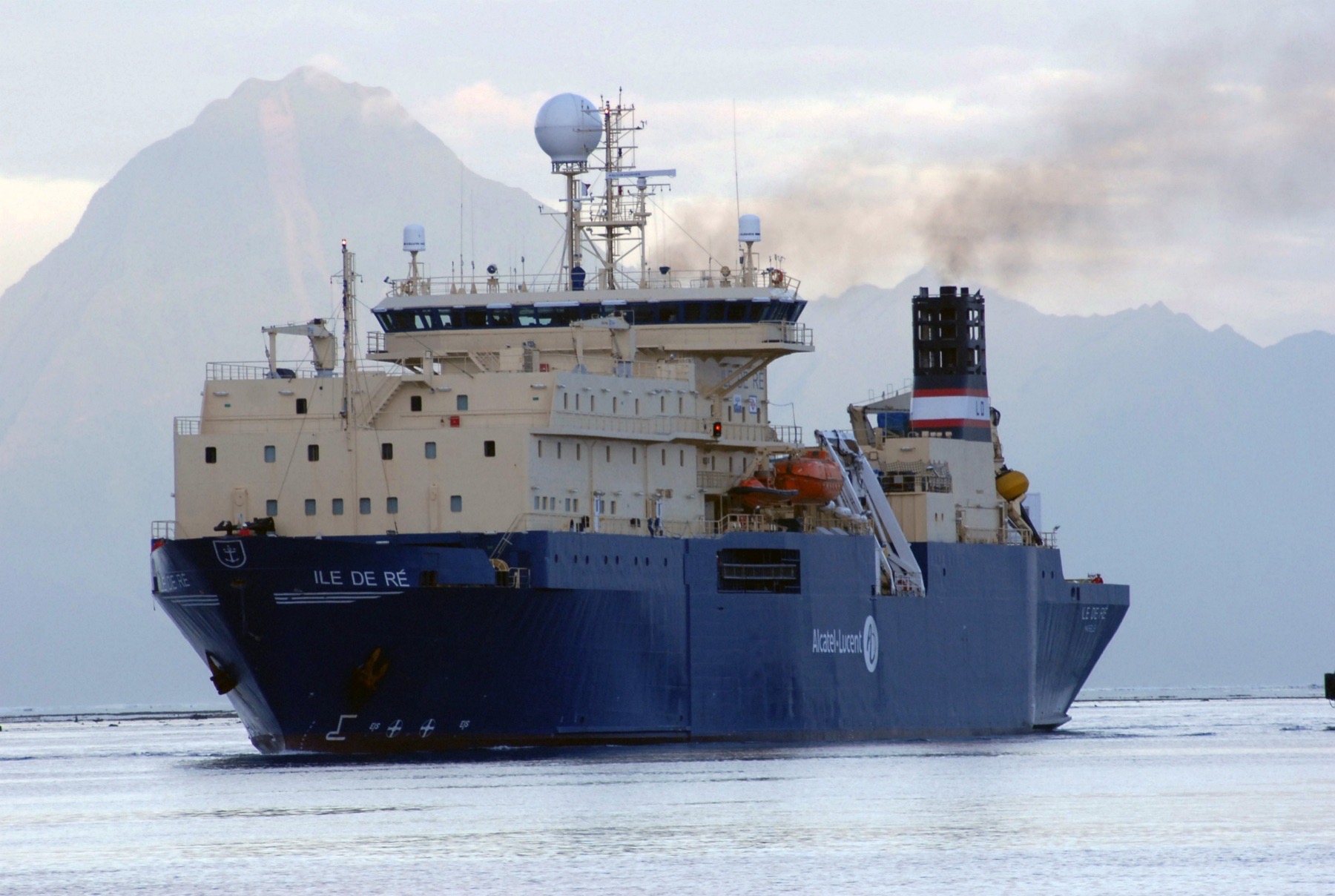 Câblier Île de Ré en opération